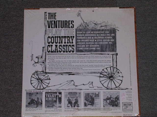 THE VENTURES - PLAY THE COUNTRY CLASSICS / 1963 US ORIGINAL