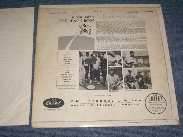 画像: The BEACH BOYS - SURFIN' SAFARI / 1962  UK  ORIGINAL  MONO LP