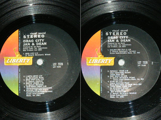 画像: JAN & DEAN - DRAG CITY ( Ex/Ex++ )  / 1963 US ORIGINAL STEREO  LP 