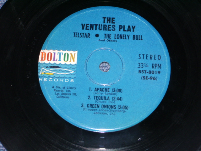 画像: THE VENTURES - PLAY TELSTAR  / 1962 US ORIGINAL 7"EP + PICTURE SLEEVE 