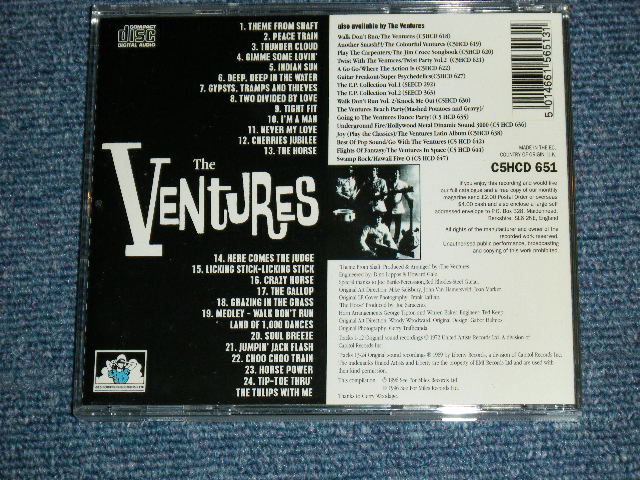 画像: THE VENTURES - THEME FROM SHAFT + THE HORSE ( 2 in 1 : MINT-/MINT )/ 1996  UK& EU Used    CD 