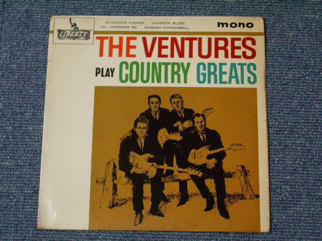 画像1: THE VENTURES - PLAY THE COUNTRY GREATS  / 1964 UK Original 7" EP With PICTURE SLEEVE 