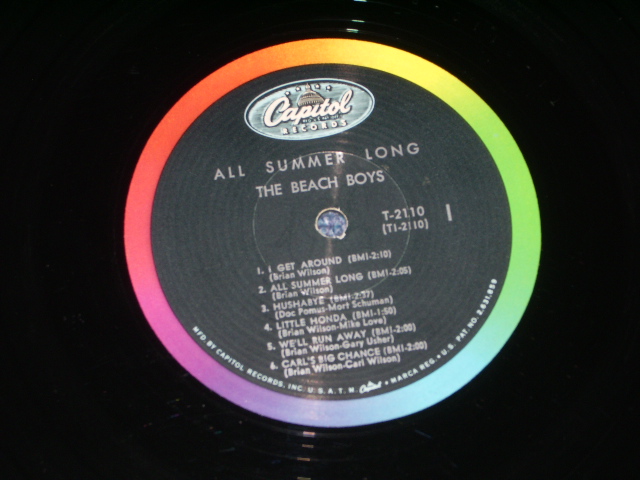 画像: The BEACH BOYS - ALL SUMMER LONG  ( "DON'T BACK DOWN" Ex/Ex+ ) / 1964 US ORIGINAL MONO LP