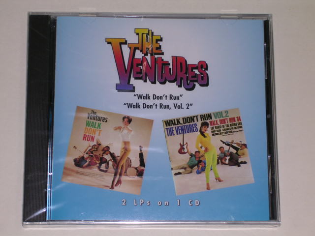 画像1: THE VENTURES - WALK DON'T RUN + WALK DON'T RUN VOL.2  ( 2 in 1+ BONUS TRACK ) / 1996 US SEALED   CD 