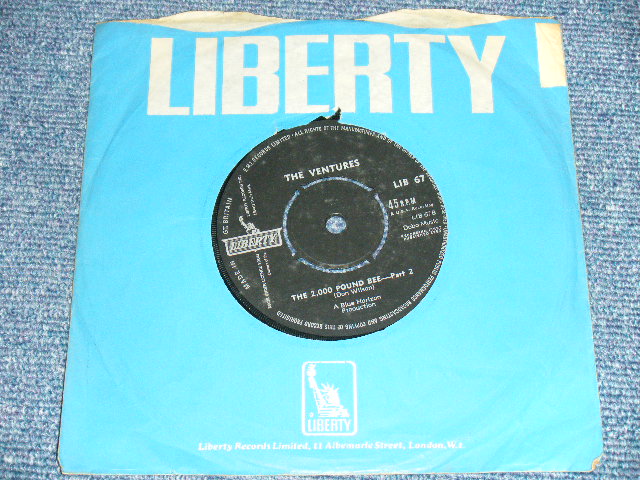 画像: THE VENTURES - THE 2,000 POUND BEE PART 1 ( Ex++/Ex+ ) / 1962 UK ORIGINAL 7" Single