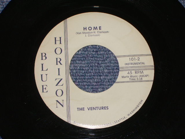 画像: THE VENTURES - WALK-DON'T RUN / HOME (CRACK THE EDGE SIDE ) / 1960 US ORIGINAL 7" SINGLE 