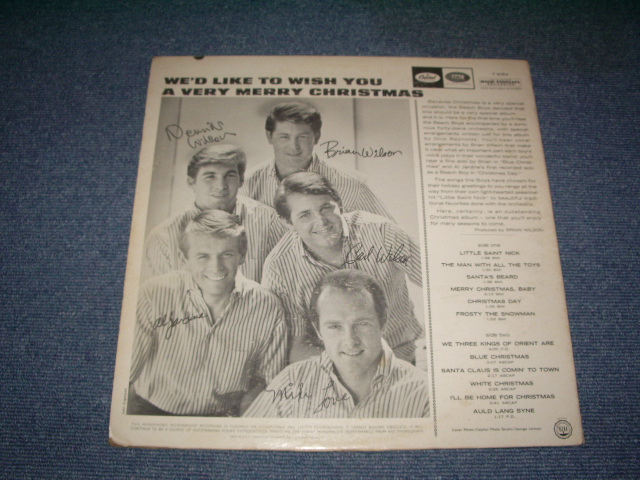 画像: The BEACH BOYS - CHRISTMAS ALBUM  ( Ex/Ex++ ) / 1964 US ORIGINAL MONO LP