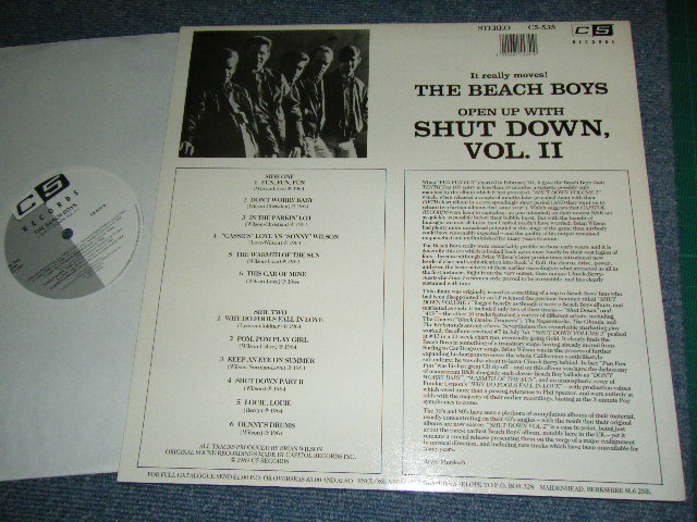 画像: The BEACH BOYS - SHUT DOWN VOLUME 2  / 1980's  UK REISSUE Brand New LP 