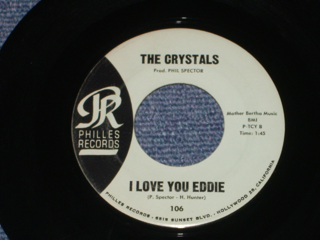 画像: THE CRYSTALS - HE'S A REBEL  ( BLUE LABEL Matrix TCY-7 & 8  Ex+++/Ex+++ ) / 1962 US ORIGINAL 7" SINGLE 