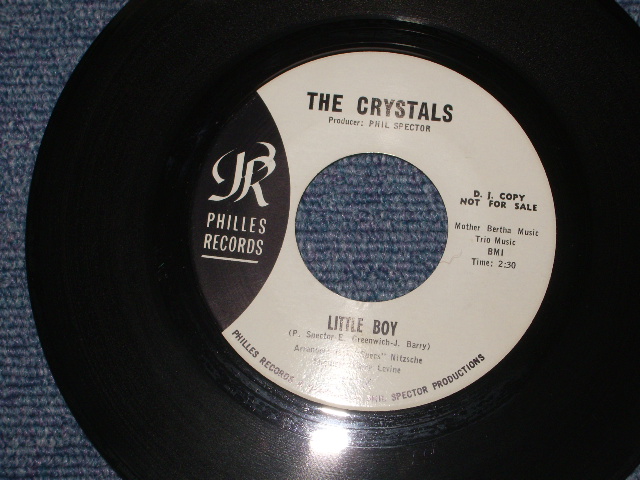 画像: THE CRYSTALS - LITTLE BOY ( WHITE LABEL PROMO   Ex+++/Ex+++ : Have a Bassic NOISE Version) / 1964 US ORIGINAL 7" SINGLE 