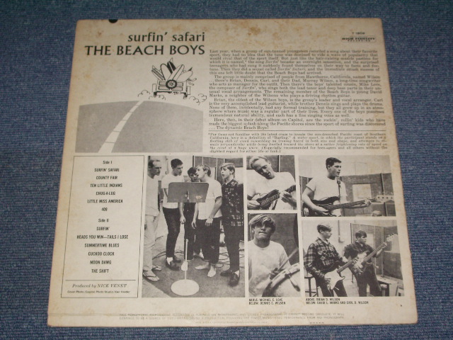 画像: The BEACH BOYS - SURFIN' SAFARI / 1962???? PHILIPPINES  ORIGINAL ? MONO LP