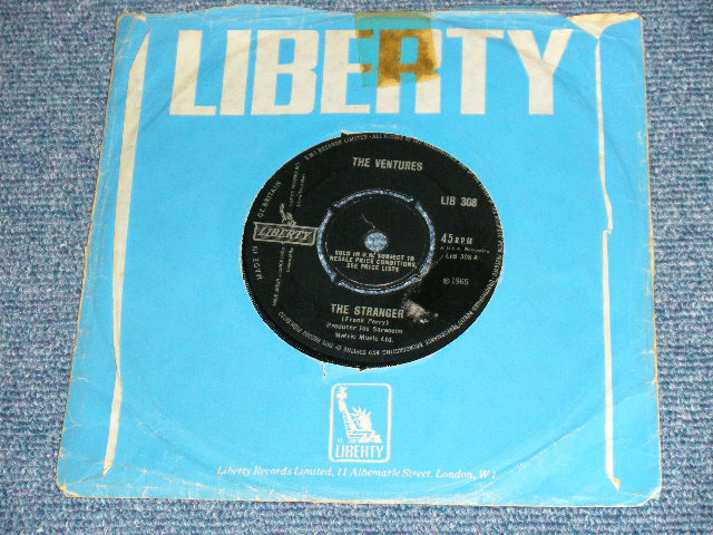 画像: THE VENTURES - THE STRANGER  ( Ex++/Ex ) / 1965  UK ORIGINAL 7" SINGLE 