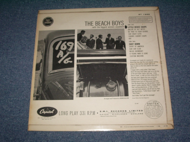 画像: The BEACH BOYS - LITTLE DEUCE COUPE ( UK ) / 1963 UK ORIGINAL STEREO LP