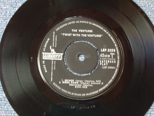 画像: THE VENTURES - TWIST WITH THE VENTURES / 1962 UK Original 7" EP With PICTURE SLEEVE 