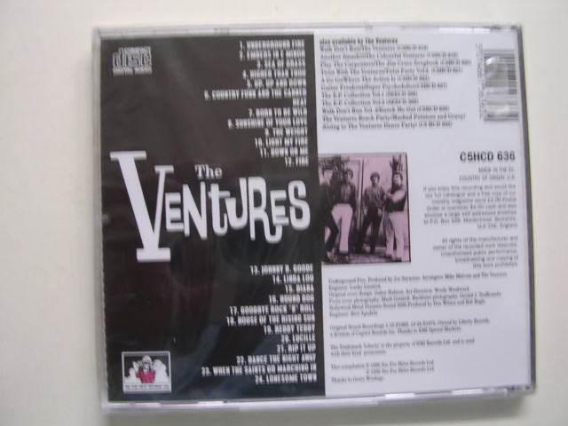 画像: THE VENTURES -  UNDERGROUND FIRE + HOLLYWOOD METAL DINAMIC ( 2 in 1 )/ 1996 UK& EU SEALED   CD 