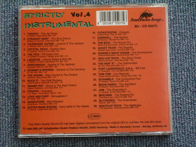 画像: VA - STRICTLY INSTRUMENTAL VOL.4 / 1998 GERMANY USED MINT CD  