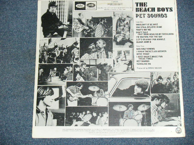 画像: THE BEACH BOYS - PET SOUNDS ( T1-2458-F-25/T2-2458-F-25 : Ex++/Ex+++,Ex+ ) / 1966 US ORIGINAL Mono LP