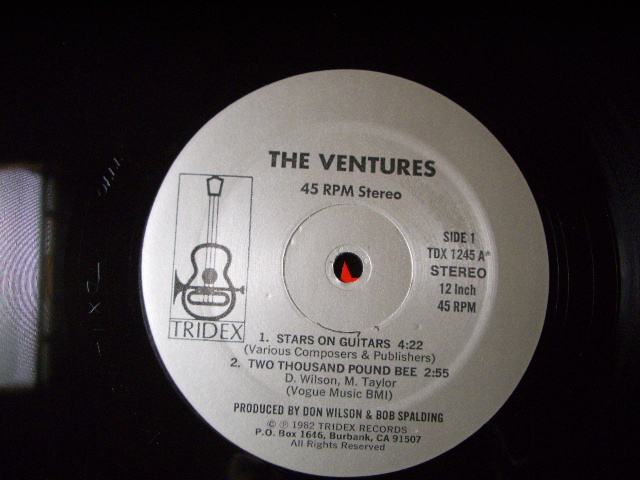 画像: THE VENTURES - STARS ON GUITARS ( PICTURE LESS on BACK Jacket ) / 1980? US ORIGINAL 12inch 