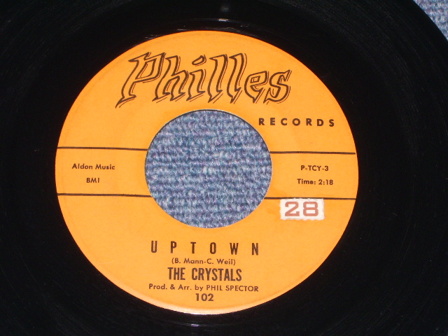 画像1: THE CRYSTALS - UPTOWN  ( ORANGE LABEL  Ex+/Ex+ ) / 1962 US ORIGINAL 7" SINGLE