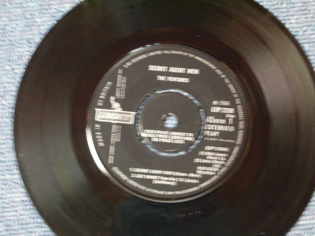 画像: THE VENTURES -SECRET AGENT MAN  / 1966 UK Original 7" EP With PICTURE SLEEVE 