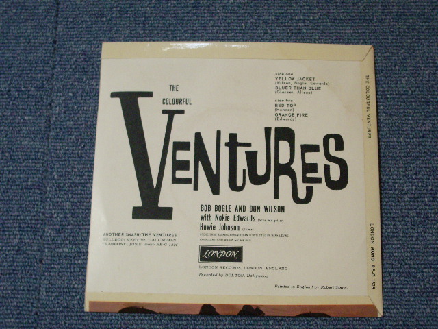 画像: THE VENTURES - THE COLOURFUL VENTURES / 1962 UK Original 7" EP With PICTURE SLEEVE 