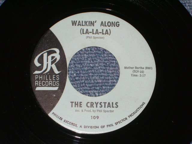 画像: THE CRYSTALS - HE 'S SURE THE BOY I LOVE ( Matrix # 45-TCY-9 RE-1 : non Credit : BLUE  LABEL  MINT-/MINT- "NR" STAMP ) / 1962 US ORIGINAL 7" SINGLE 