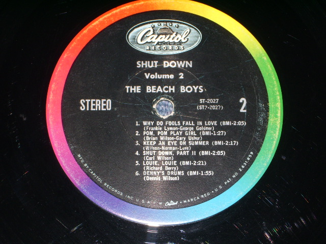 画像: The BEACH BOYS - SHUT DOWN VOLUME 2 ( Ex++/ Ex++ ) / 1964 US ORIGINAL STEREO LP