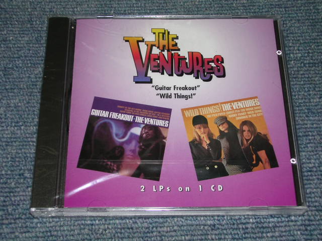 画像1: THE VENTURES - GUITAR FREAKOUT + WILD THINGS  ( 2 in 1+ BONUS TRACK ) / 1996 US Brand New SEALED   CD 