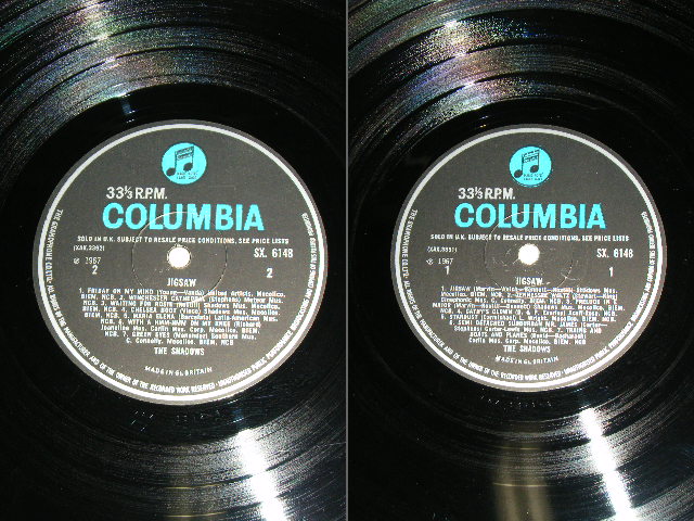 画像: THE SHADOWS - JIGSAW   ( Ex+,Ex++/Ex+++  ) / 1967 UK ORIGINAL "BLUE Columbia " Label MONO LP 