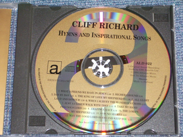 画像: CLIFF RICHARD - HYMNS AND INSPIRATIONAL SONGS / 1994 UK BRAND NEW CD 