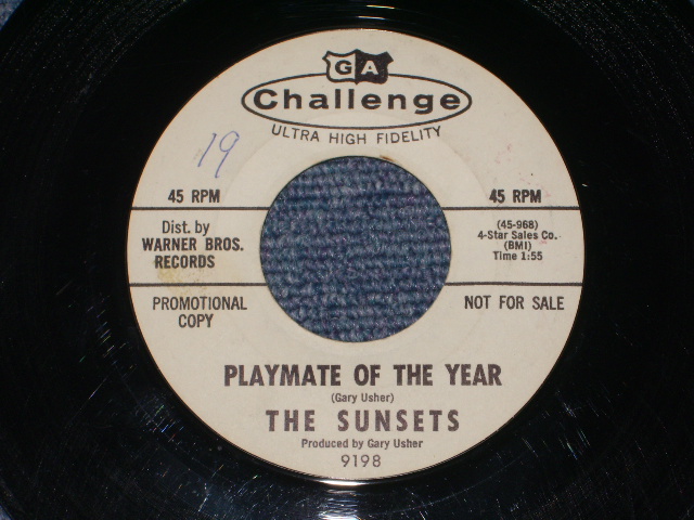 画像: THE SUNSETS - LONELY SURFER BOY  / 1963 US ORIGINAL White Label Promo 7" Single 