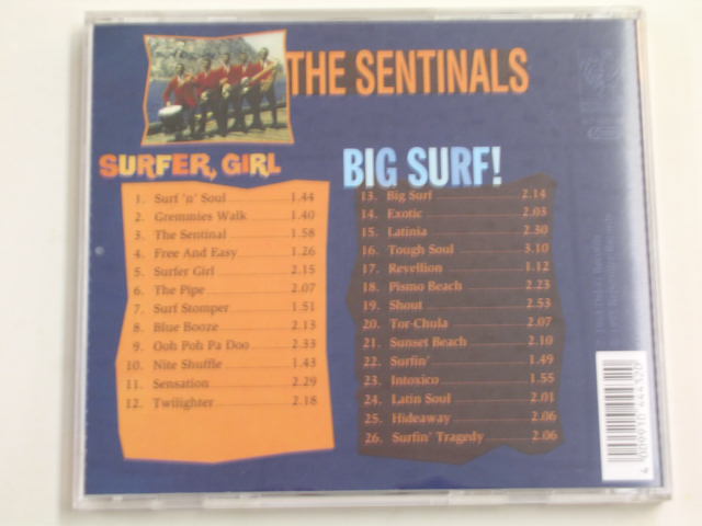 画像: THE SENTINALS - BIG SURF + SURFER GIRL ( 2in 1)  / 1995  GERMAN  USED   CD