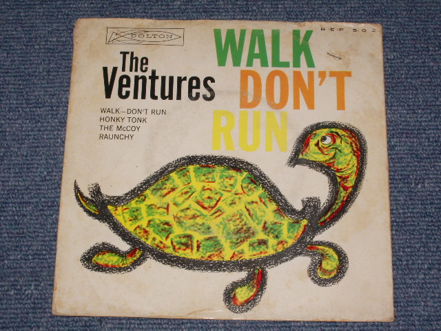 画像1: THE VENTURES - WALK-DON'T RUN ( Matrix Number DX-03-3/DX-04-2) / 1960 US ORIGINAL 7"45EP + PICTURE SLEEVE