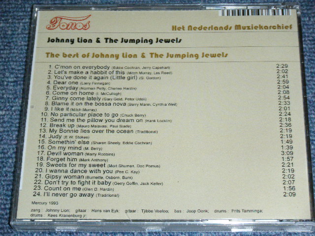 画像: JOHNNY LION & THE JUMPING JEWELS -  THE BETS OF JOHNNY LION & THE JUMPING JEWELS/ 2011 FRANCE FUN CLUB Limited Relaesed CD-R 