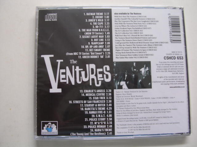 画像: THE VENTURES -  BATMAN + T.V.THEMES ( 2 in 1 )/ 1997  UK& EU SEALED   CD 