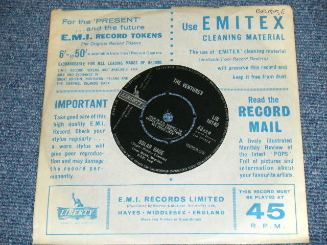 画像: THE VENTURES - PENETRATION ( Ex++/Ex++ ) / 1964  UK ORIGINAL 7" SINGLE 