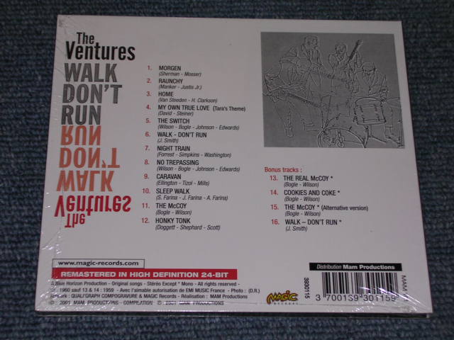 画像: THE VENTURES - WALK DON'T RUN ( ORIGINAL ALBUM + BONUS )  / 2001 FRENCH DI-GI PACK SEALED  CD Out-Of-Print now 