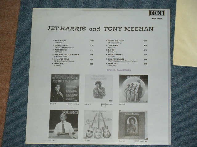 画像: JET HARRIS & TONY MEEHAN  ( of THE SHADOWS ) - JET HARRIS & TONY MEEHAN  / 1970's BELGIUM ORIGINAL Used LP 