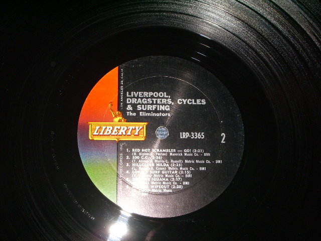 画像: THE ELIMINATORS  - LIVERPOOL! DRAGSTERS!! CYCLES!!! SURFING!!!!  ( MONO : Ex-/Ex+ ) / 1964 US ORIGINAL Mono LP 