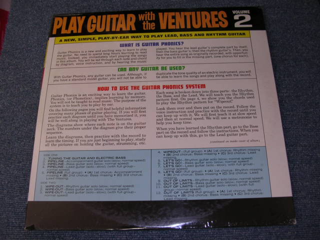 画像: THE VENTURES - PLAY GUITAR WITH THE VENTURES VOL.2  / 1966 ? US ORIGINAL MONO Brand New Sealed LP found Dead Stock