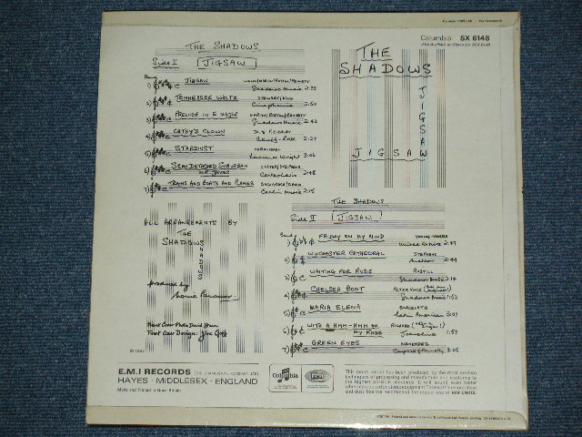 画像: THE SHADOWS - JIGSAW   ( Ex++/Ex+++  ) / 1967 UK ORIGINAL "BLUE Columbia " Label MONO LP 