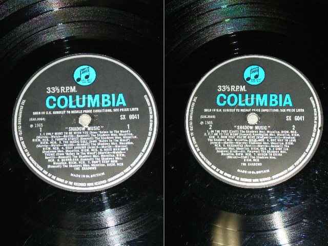 画像: THE SHADOWS - SHADOW MUSIC ( Ex++,Ex/Ex+++  ) / 1966 UK ORIGINAL "BLUE Columbia " Label MONO LP 