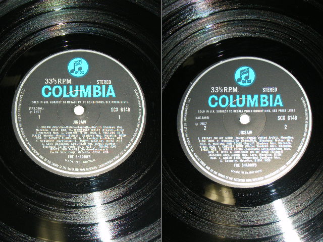 画像: THE SHADOWS - JIGSAW   ( Ex+++,Ex++/MINT-  ) / 1967 UK ORIGINAL "BLUE Columbia " Label STEREO Used  LP 