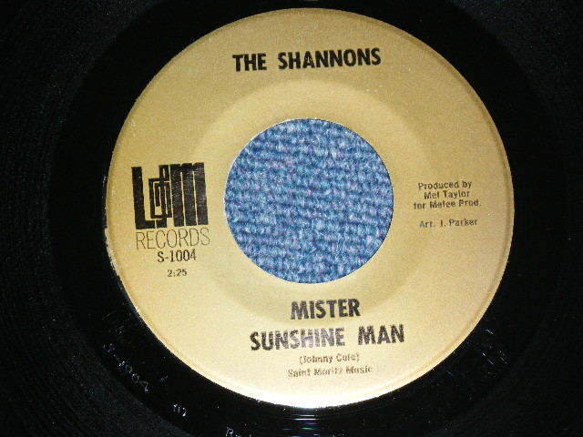 画像: THE SHANNONS ( PRODUCED  by MEL TAYLOR of The VENTURES ) - BORN TOO LATE  / 1968 US ORIGINAL 7"SINGLE