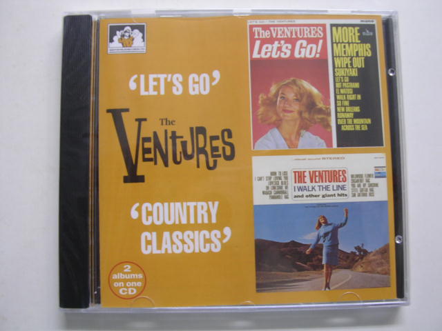 画像1: THE VENTURES -  LET'S GO  + I WALK THE LINE ( 2 in 1 )/ 1997  UK& EU Brand New SEALED   CD 