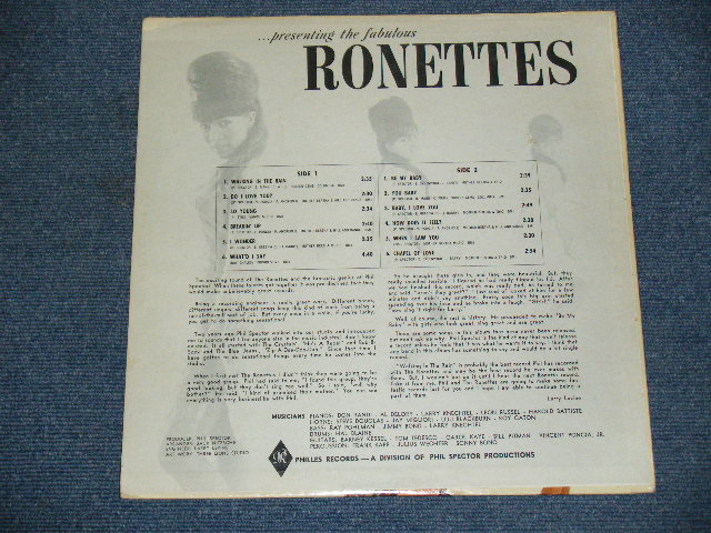 画像: RONETTES -  ...PRESENTING THE FABULOUS RONETTES ( Ex++/Ex++ ) / 1964 US Original YELLOW Label  MONO LP 