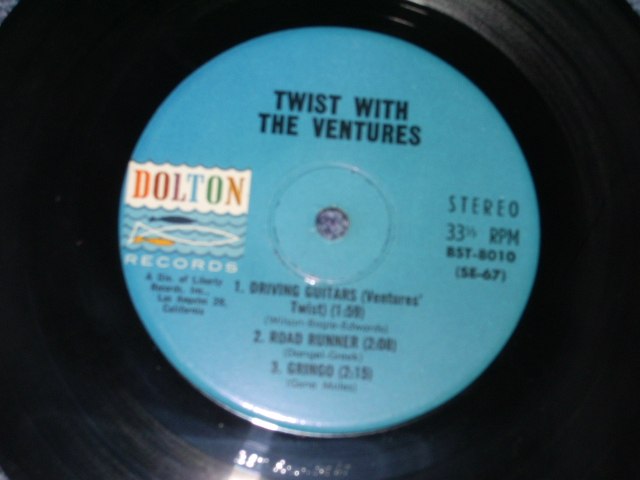 画像: THE VENTURES - TWIST WITH  / 196 US ORIGINAL 7"EP + PICTURE SLEEVE 